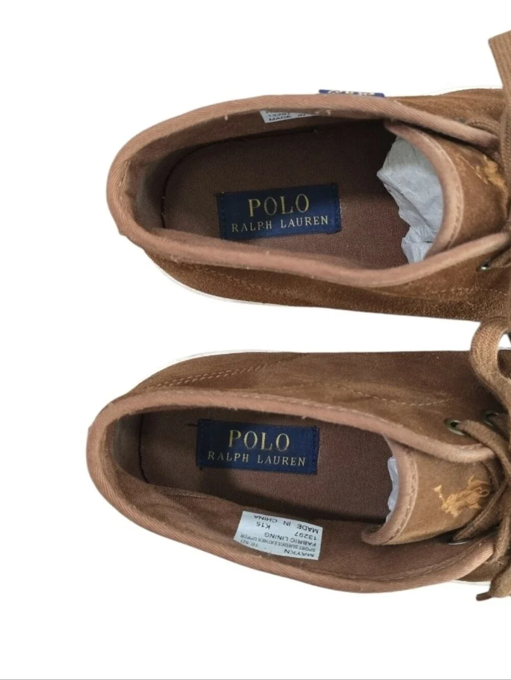 Polo Ralph Lauren Men's Makyn Chukka Preppy Sport Ankle Suede Shoes. Size 10.5 D